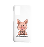 Schweinchen "Herz" - Handycover - Samsung S20+ Handyhülle