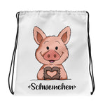 Kordelzug-Beutel - "Schweinchen" - Schweinchen's Shop - Default Title