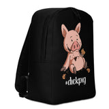 Minimalistischer Rucksack - "DickPig" - Black Edition - Schweinchen's Shop -