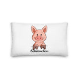 Premium-Kissen - "Schweinchen" - Schweinchen's Shop - 20×12