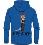 "Mrs Otter" - Organic Hoodie - Schweinchen's Shop - Hoodies - Royal Blue / XS