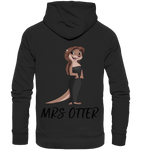 "Mrs Otter" - Organic Hoodie - Schweinchen's Shop - Hoodies - Black / XS