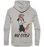 "Mr Otter" - Organic Hoodie - Schweinchen's Shop - Hoodies - Heather Grey / XS