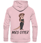 "Mrs Otter" - Organic Hoodie - Schweinchen's Shop - Hoodies - Cotton Pink / XS