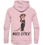"Mrs Otter" - Organic Hoodie - Schweinchen's Shop - Hoodies - Cotton Pink / XS