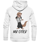 "Mr Otter" - Organic Hoodie - Schweinchen's Shop - Hoodies - White / XS