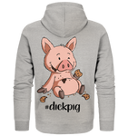 Hoodie Zipper Jacke - "DickPig" - Unisex - Schweinchen's Shop - Jacken/ Zipper -