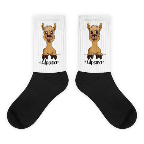 Socken - "Alpaca" - Schweinchen's Shop - L