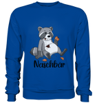 Naschbär - Basic Sweatshirt - Schweinchen's Shop - Sweatshirts - Royal Blue / S