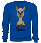 Alpaka m.T. - Basic Sweatshirt - Schweinchen's Shop - Sweatshirts - Royal Blue / S