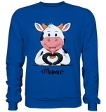 "MUMU" - Basic Sweatshirt - Schweinchen's Shop - Sweatshirts - Royal Blue / S