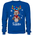 Christmas Pullover - "TEAM SANTA" - Schweinchen's Shop - Sweatshirts - Royal Blue / S