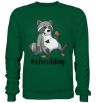 #cheatday - Basic Sweatshirt - Schweinchen's Shop - Sweatshirts - Bottle Green / S