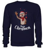 Christmas Sweatshirt - Otter Love - Schweinchen's Shop - Sweatshirts - Oxford Navy / S