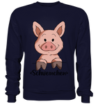 "Schweinchen" - Basic Sweatshirt - Schweinchen's Shop - Sweatshirts - Oxford Navy / S