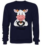 "MUMU" - Basic Sweatshirt - Schweinchen's Shop - Sweatshirts - Oxford Navy / S