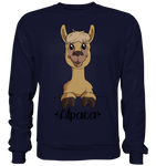 Alpaka m.T. - Basic Sweatshirt - Schweinchen's Shop - Sweatshirts - Oxford Navy / S