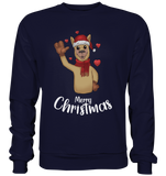 Christmas Sweatshirt - Alpaka Love - Schweinchen's Shop - Sweatshirts - Oxford Navy / S