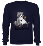Naschbär - Basic Sweatshirt - Schweinchen's Shop - Sweatshirts - Oxford Navy / S