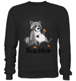 Naschbär - Basic Sweatshirt - Schweinchen's Shop - Sweatshirts - Jet Black / S