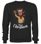 Christmas Sweatshirt - Alpaka Love - Schweinchen's Shop - Sweatshirts - Jet Black / S
