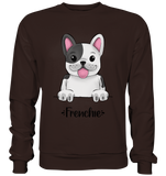 "Frenchie" - Basic Sweatshirt - Schweinchen's Shop - Sweatshirts - Hot Chocolate / S
