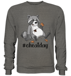 #cheatday - Basic Sweatshirt - Schweinchen's Shop - Sweatshirts - Charcoal (Heather) / S