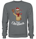 Christmas Sweatshirt - Alpaka Love - Schweinchen's Shop - Sweatshirts - Steel Grey (Solid) / S