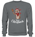 Christmas Sweatshirt - Otter Love - Schweinchen's Shop - Sweatshirts - Steel Grey (Solid) / S