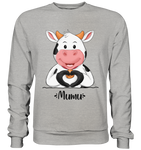"MUMU" - Basic Sweatshirt - Schweinchen's Shop - Sweatshirts - Heather Grey / S