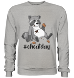 #cheatday - Basic Sweatshirt - Schweinchen's Shop - Sweatshirts - Heather Grey / S