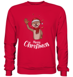 Christmas Sweatshirt - Otter Love - Schweinchen's Shop - Sweatshirts - Fire Red / S