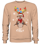Christmas Pullover - "Team Otter" - Schweinchen's Shop - Sweatshirts - Nude / S
