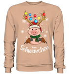 Christmas Pullover - "Team Schweinchen" - Schweinchen's Shop - Sweatshirts - Nude / S
