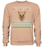Christmas Pullover - "Team Alpaka" - Blue - Schweinchen's Shop - Sweatshirts - Nude / S
