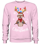 Christmas Pullover - "Merry Christmas" - Schweinchen's Shop - Sweatshirts - Baby Pink / S