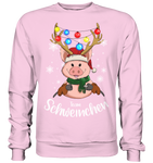 Christmas Pullover - "Team Schweinchen" - Schweinchen's Shop - Sweatshirts - Baby Pink / S