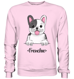 "Frenchie" - Basic Sweatshirt - Schweinchen's Shop - Sweatshirts - Baby Pink / S