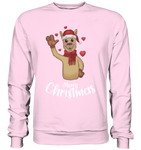 Christmas Sweatshirt - Alpaka Love - Schweinchen's Shop - Sweatshirts - Baby Pink / S