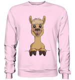Alpaka o.T. - Basic Sweatshirt - Schweinchen's Shop - Sweatshirts - Baby Pink / S