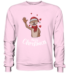 Christmas Sweatshirt - Otter Love - Schweinchen's Shop - Sweatshirts - Baby Pink / S