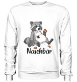 Naschbär - Basic Sweatshirt - Schweinchen's Shop - Sweatshirts - Arctic White / S