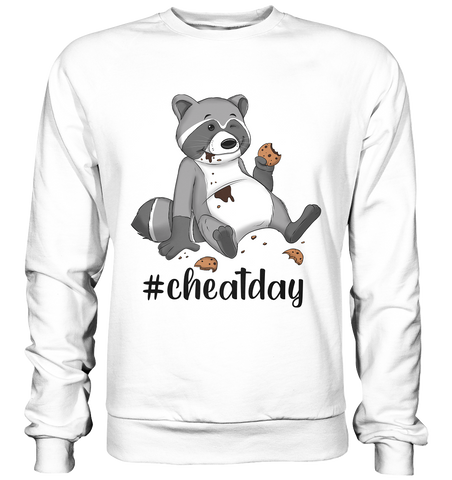 #cheatday - Basic Sweatshirt - Schweinchen's Shop - Sweatshirts - Arctic White / S