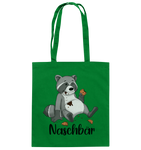 Naschbär - Baumwolltasche - Schweinchen's Shop - Taschen - Kelly Green / ca. 38x42