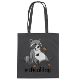 #cheatday - Baumwolltasche - Schweinchen's Shop - Taschen - Graphite Grey / ca. 38x42