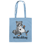 #cheatday - Baumwolltasche - Schweinchen's Shop - Taschen - Sky Blue / ca. 38x42