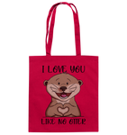 Otter - "Love You Like No Otter" - Baumwolltasche - Schweinchen's Shop - Taschen -