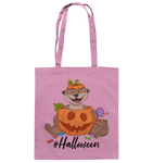 Baumwolltasche - "Halloween" - Schweinchen's Shop - Taschen - Classic Pink / ca. 38x42
