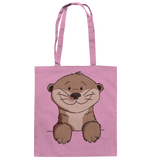 Otter Tasche - Baumwolltasche - Schweinchen's Shop - Taschen - Classic Pink / ca. 38x42