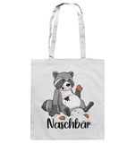 Naschbär - Baumwolltasche - Schweinchen's Shop - Taschen - White / ca. 38x42